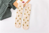 Funny Graphic Street Socks with Avocados